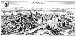 Pohled na Bensheim od Ludwig Lange